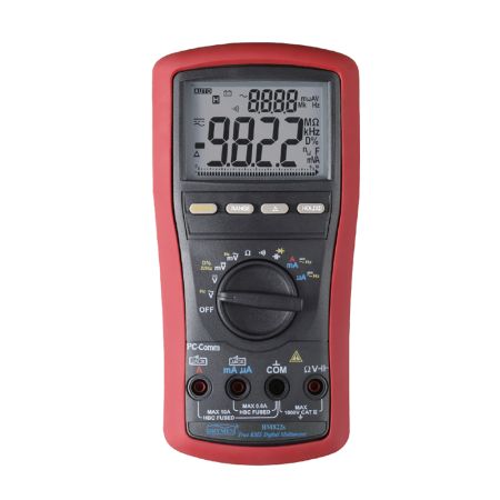 BM822S | Multimètre numérique portable TRMS AC, 1000 V, double affichage 9999 + 6000 points 
