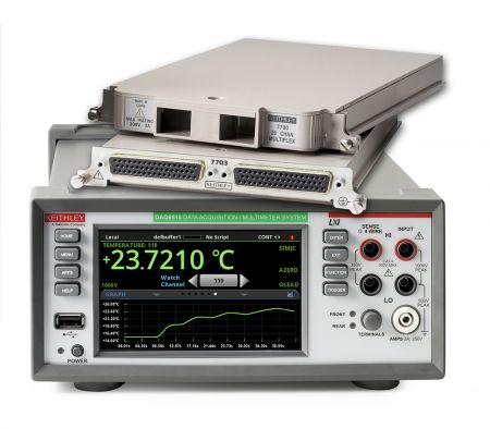 DAQ6510 | Système d'acquisition et d'enregistrement de données de précision 2 modules 