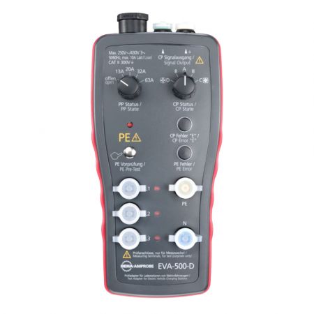 EV-520-F-KIT | Testeur bornes de recharge véhicules électriques IP54 avec connecteur type 2 