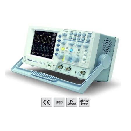 GDS-1072-U | Oscilloscope 2 voies 70 MHz, 250Mech/s, mémoire 4000 points 