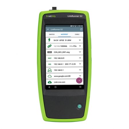 LR-G2 | Testeur réseau intelligent LinkRunner G2 