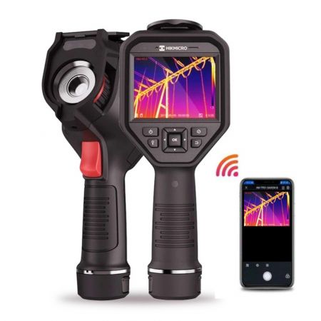 HM-TP21-6VF/W-M10 | Caméra thermique M10, 160 x 120 px, -20°C à +550°C, écran tactile 3.5'', 25 Hz, pointeur laser, WiFi