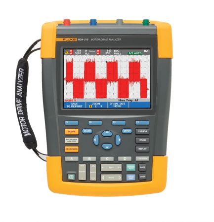 FLUKE-MDA-510 | Analyseur de variateurs de vitesse 4 voies couleur 