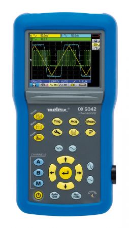 OX5042-C | Oscilloscope numérique portable, 2 voies 40 MHz, 50 Méch/s, 2 500 points 