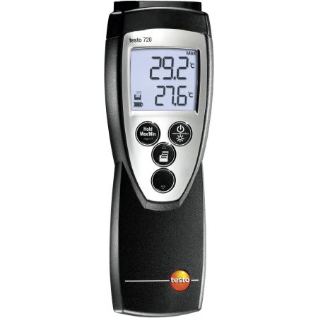 05607207 | Thermomètre à sonde 1 voie Testo 720, -100 - +800 °C, sonde Pt100 ou CTN 