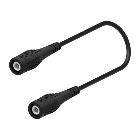 7150-50-50-N | Cordon BNC mâle / mâle 50 Ω avec manchons isolants noirs 50 cm 