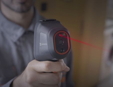 HM-TP30-1AQF-ECO-V | Caméra thermique Eco-V 96 x 96 px, -20°C à +550°C, écran 2.4'', 25 Hz, pointeur Laser, HIKMICRO