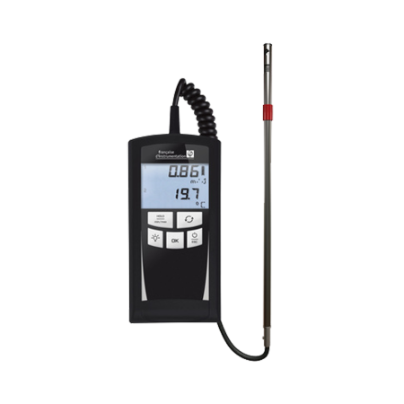 FI381-2 | Thermo-anémomètre à sonde déportée, -30°C à 80°C, fil chaud 