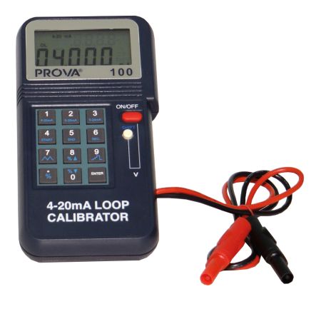 PROVA-100 | Calibrateur de boucle tension / courant, 24 V / 24 mA, avec clavier numérique 