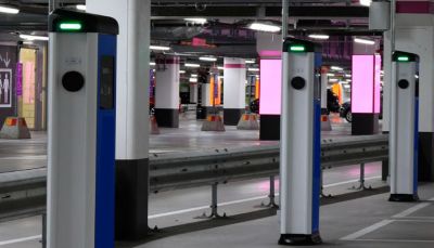 FI-RVE-BT4 | Borne de recharge de véhicules électriques 2 x 22kW avec 2 prises type 2 +2 prises CEE 
